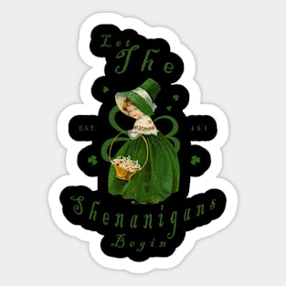 St Patrick's day Shenanigans Sticker